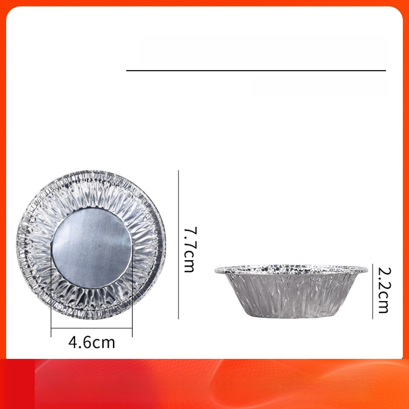 Ühekordsed alumiiniumist munatarta tassid ja küpsetustoodete vormid | Mahutavus 10-100 ml | Kõrge temperatuuritaluvus