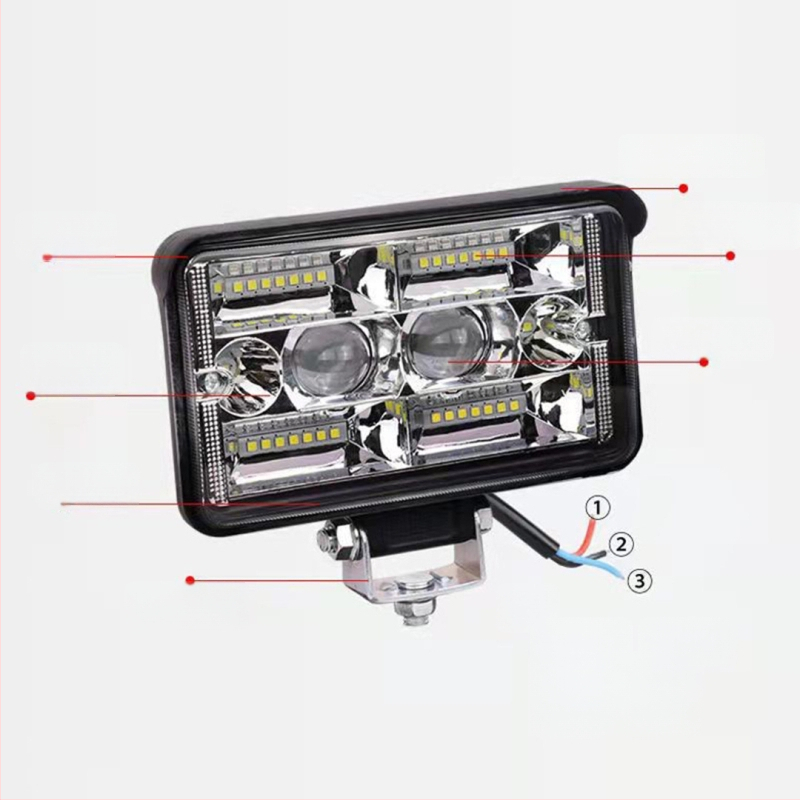 LED фар за автомобил (78W, 12-80V, 12000 lm, 6000-6500K)