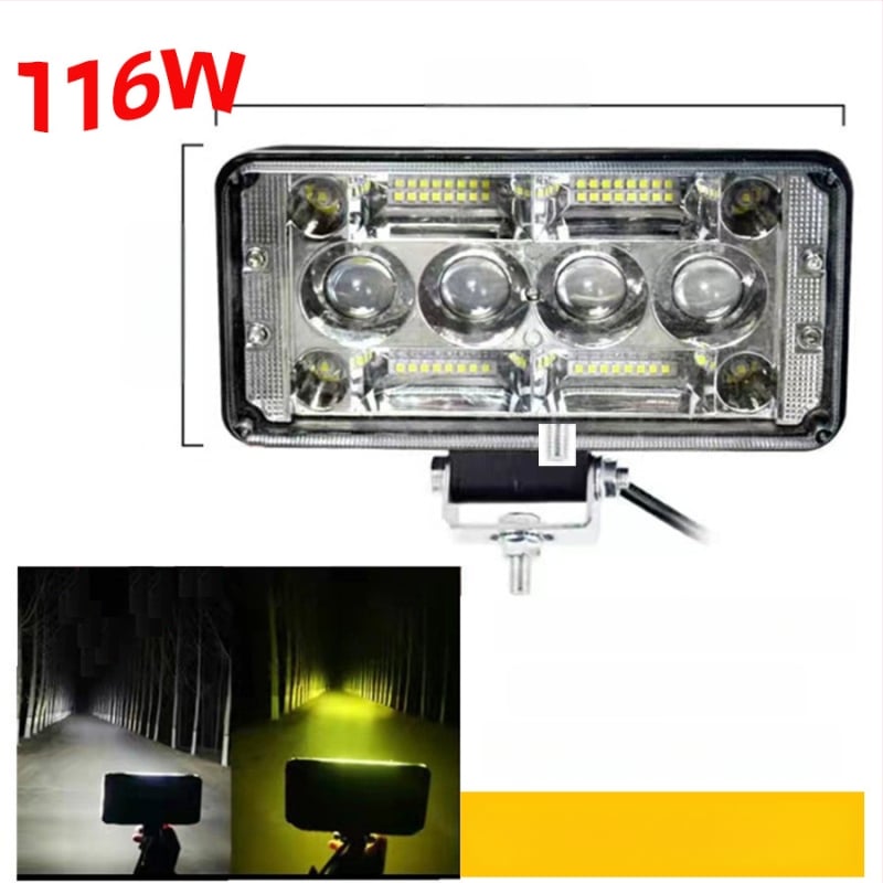 LED фар за автомобил (78W, 12-80V, 12000 lm, 6000-6500K)