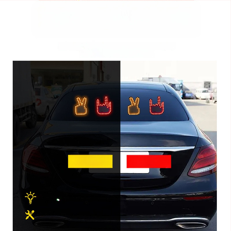 Автомобилен жестов светлинен индикатор RGB, 12V, 0.18A, 2W, 500 lm