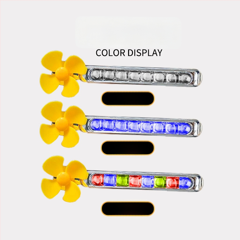 Вятърно задвижвани LED дневни светлини за автомобили и мотоциклети, без кабели (1W, 3V, 0.2A)