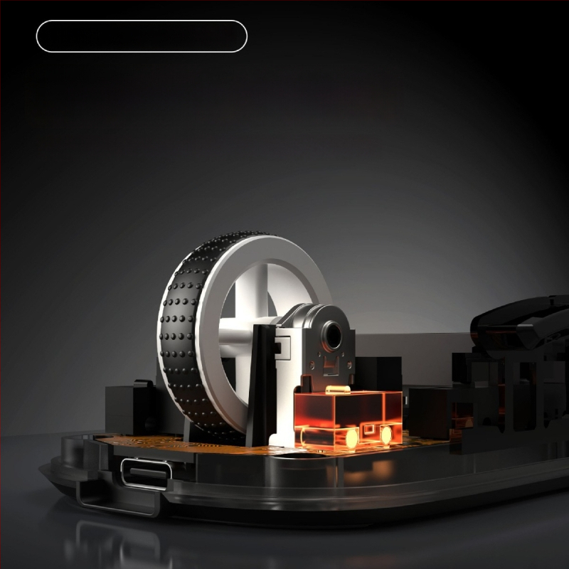 Гейминг мишка с безжична станция за зареждане, RGB макро програмиране, модел X1 Predator, 1200 dpi, 6 нива DPI, 5 бутона, обхват 1,8 м