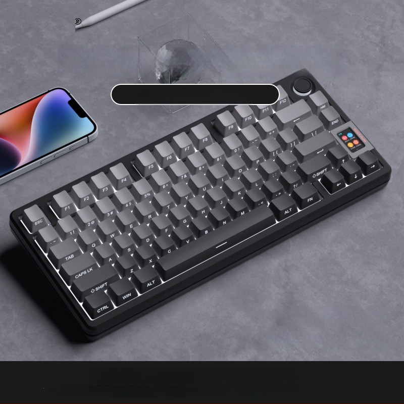 PBT прозрачен странично гравиран ключкап за механична клавиатура – високо персонализиран