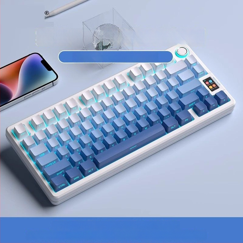 PBT прозрачен странично гравиран ключкап за механична клавиатура – високо персонализиран