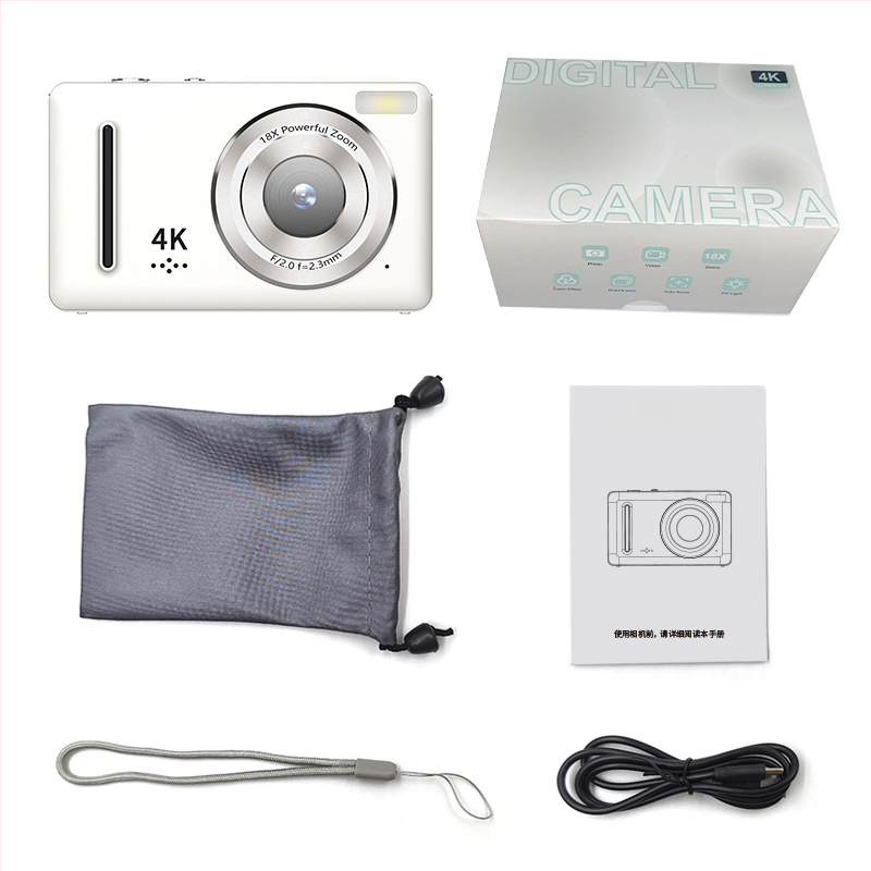 HD digitālā kamera kampusa kartēm ar 24MP CMOS sensoru, 18x optiskais zoom, 2,4 collu HD LCD ekrāns, periskopa objektīvs, Full HD 1080p