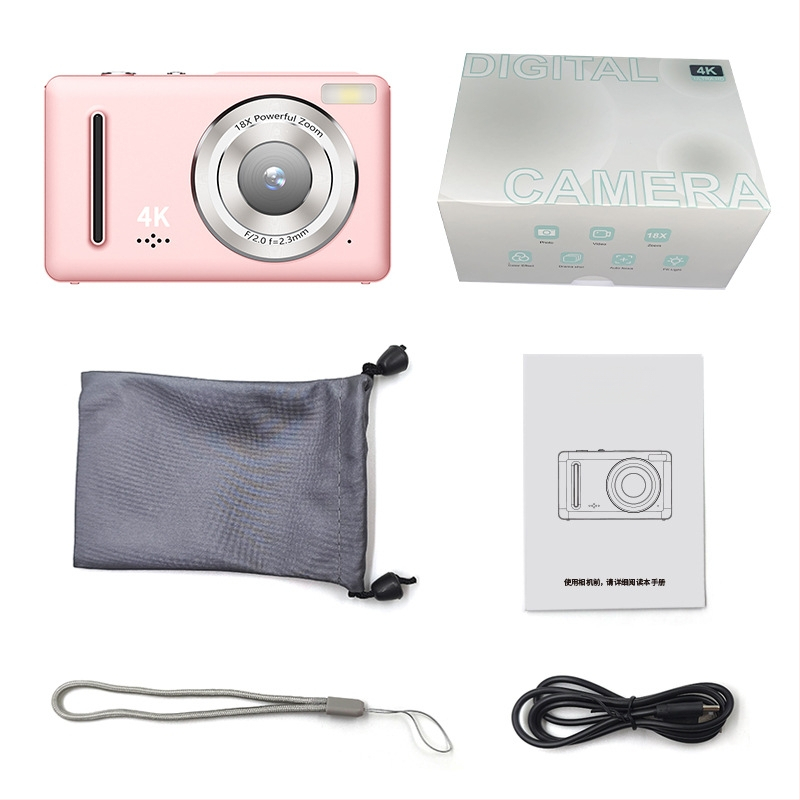 HD digitālā kamera kampusa kartēm ar 24MP CMOS sensoru, 18x optiskais zoom, 2,4 collu HD LCD ekrāns, periskopa objektīvs, Full HD 1080p