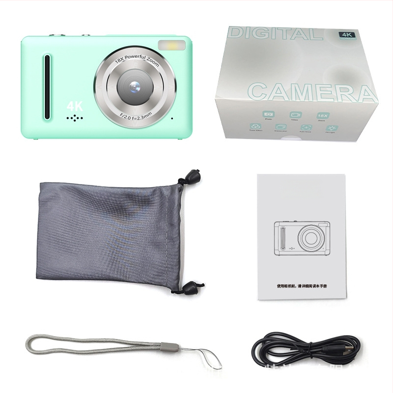 HD digitālā kamera kampusa kartēm ar 24MP CMOS sensoru, 18x optiskais zoom, 2,4 collu HD LCD ekrāns, periskopa objektīvs, Full HD 1080p