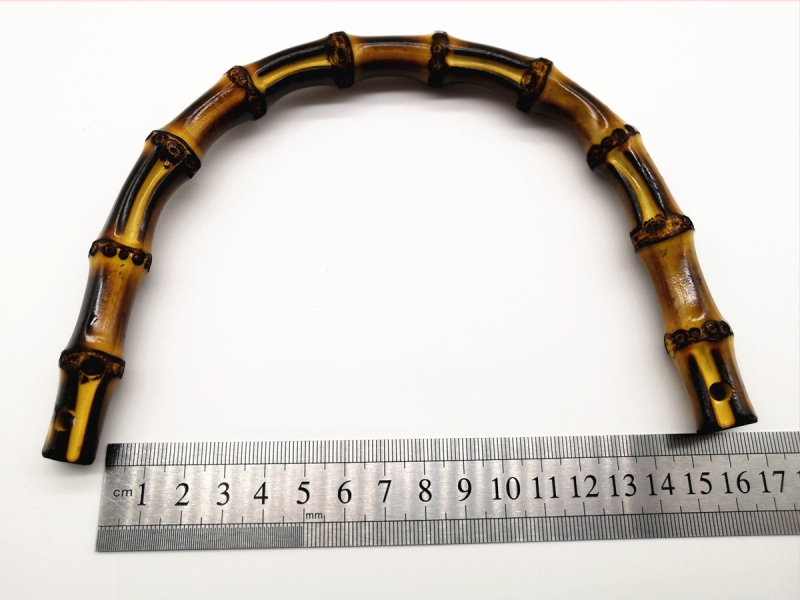 U formos bambusinė rankena maišui su natūraliu bambuko jungtimi – bagažo aksesuaras