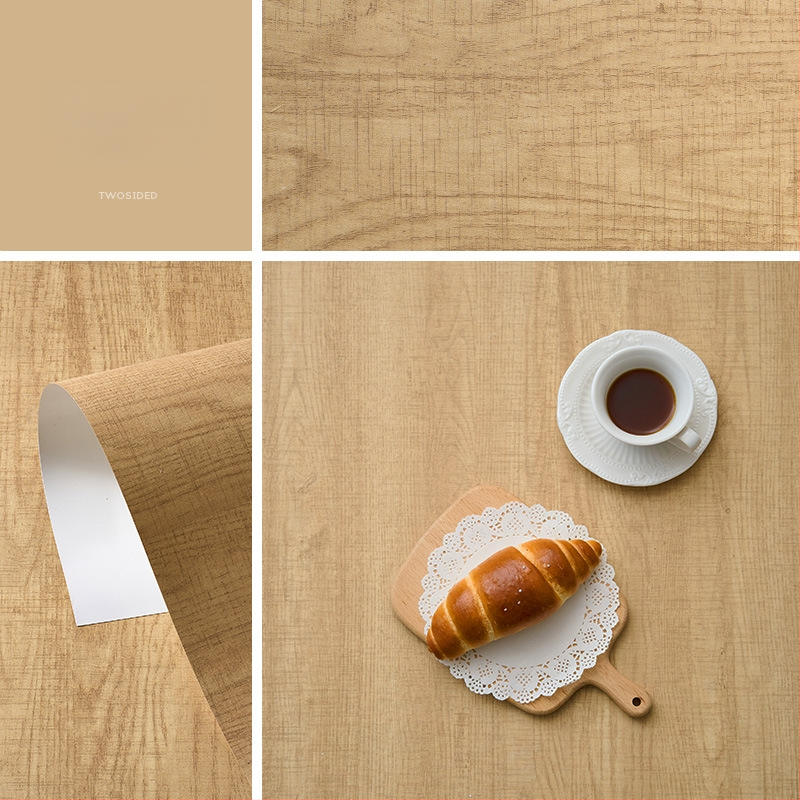 3D medžio tekstūros fono plokštė maisto fotografijai, PVC tekstūra, retro stilius