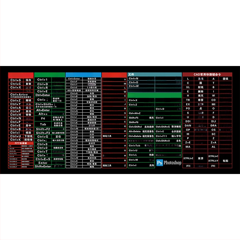 Velika gumena podloga za stol za gaming i ured, jednostrana, protivklizna, kompatibilna s toplinskim prijenosom, s logom, dimenzije 300×600/800×300/900×400 mm