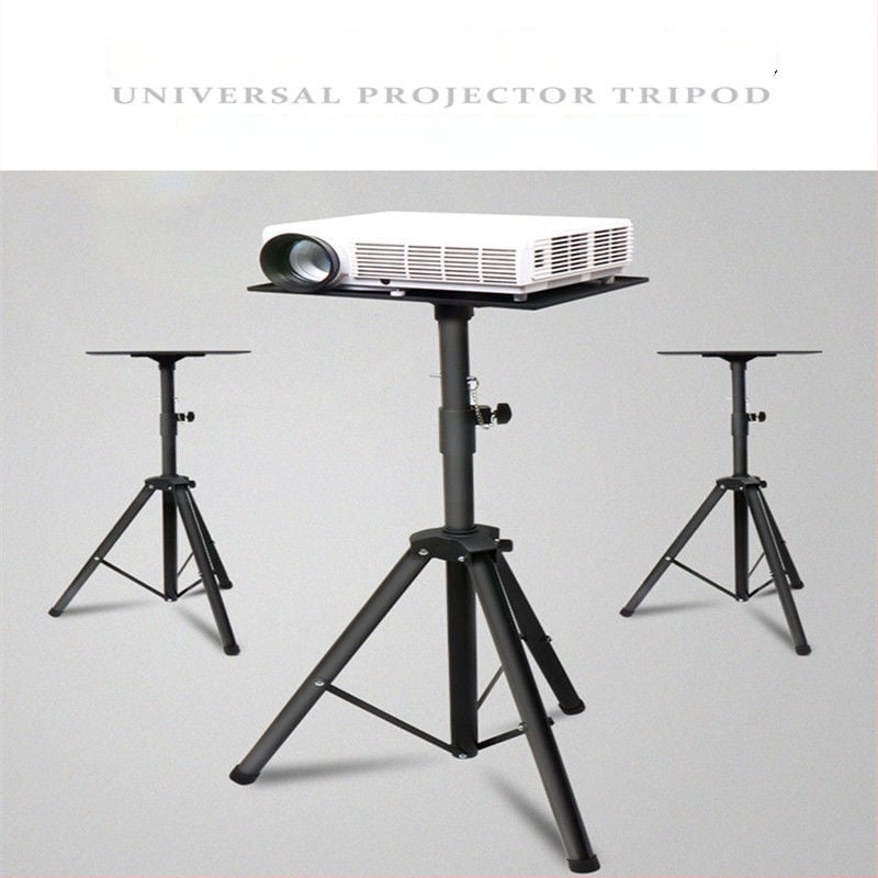  Univerzális padlón álló projektor állvány pan/tilt, hordozható, összecsukható