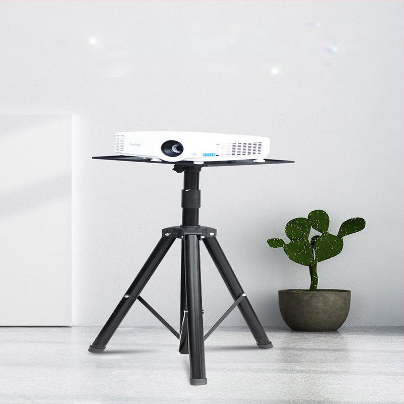  Univerzális padlón álló projektor állvány pan/tilt, hordozható, összecsukható