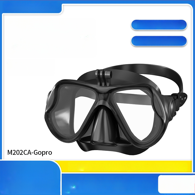 Μάσκα κατάδυσης με βάση για κάμερα, σώμα από σιλικόνη+PC, ZMZDIVE