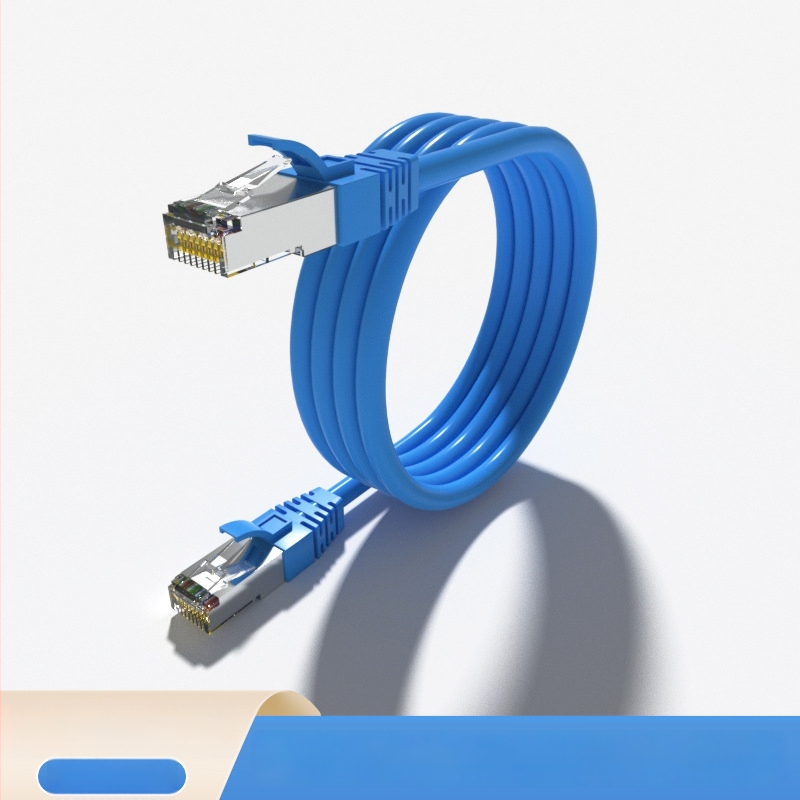 Cat6e/Cat7 tinklo patch kabelis, 10 Gb/s, oksidui neturinčio vario, ilgiai 1 m/2 m/5 m/30 m, namams/biurui/mokyklai