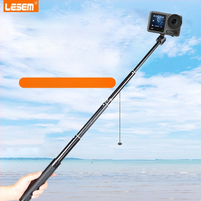 Selfie sticks pagarinājuma nūja DJI Action 5 Pro/4/3, alumīnija konstrukcija, IBIS nav, saderīgs ar Insta360 X5