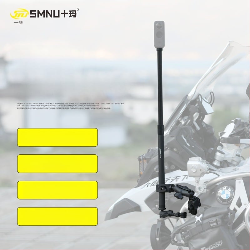 Fényképező állvány, U-alakú többkamerás felvételi készlet; alumínium ötvözet; teherbírás 500 g; 3 részre osztható; motorkerékpárral kompatibilis