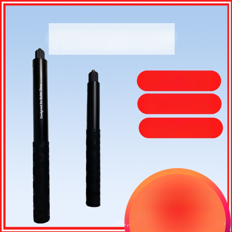 Aliuminio lydinio rankinė selfie lazda Insta360 X3/X4/X5, 4 segmentai, maksimali apkrova 2–5 kg, modelis Straight pull 1230