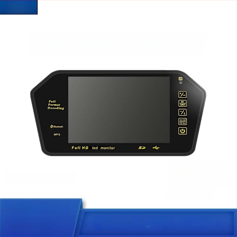Automobilio LCD ekranas galinio vaizdo veidrodžiui, 7 colių, 800x480 raiška, AV įėjimas