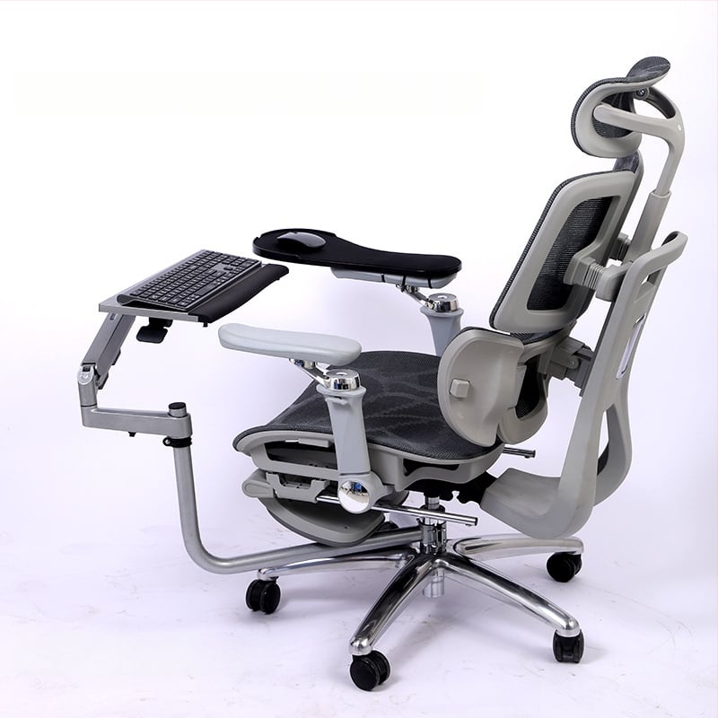 Tastatūras un pele paliktnis ar pacelšanas funkciju, ergonomisks, augstas oglekļa tērauda konstrukcija, universāla savietojamība