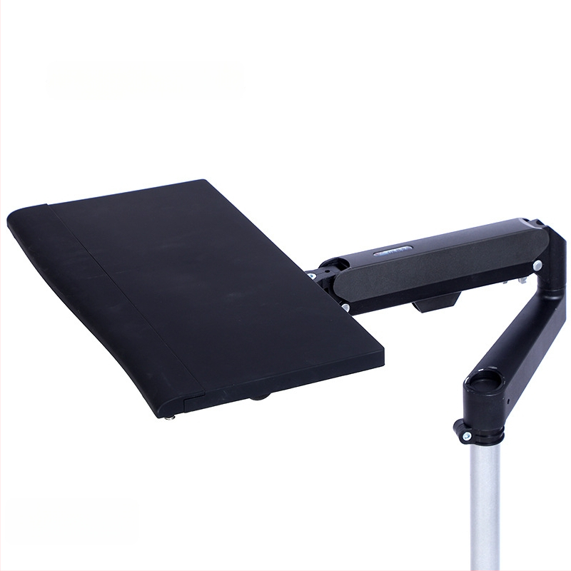 Tastatūras un pele paliktnis ar pacelšanas funkciju, ergonomisks, augstas oglekļa tērauda konstrukcija, universāla savietojamība