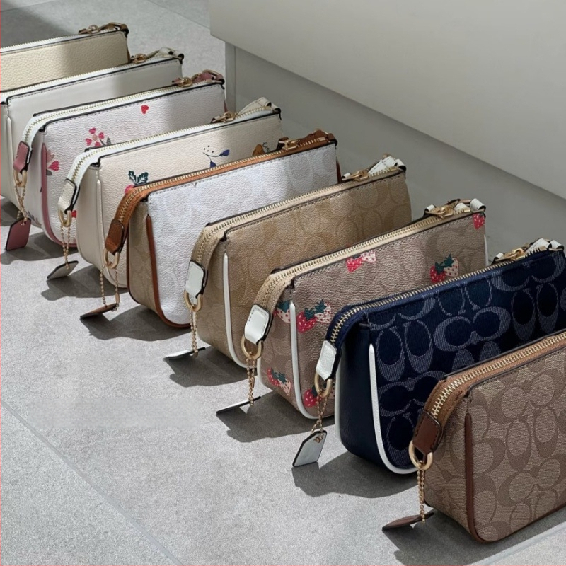 PVC krepšys per petį gatvės stiliaus, su užtrauktuku, kišenė telefonui, horizontalaus kvadrato formos