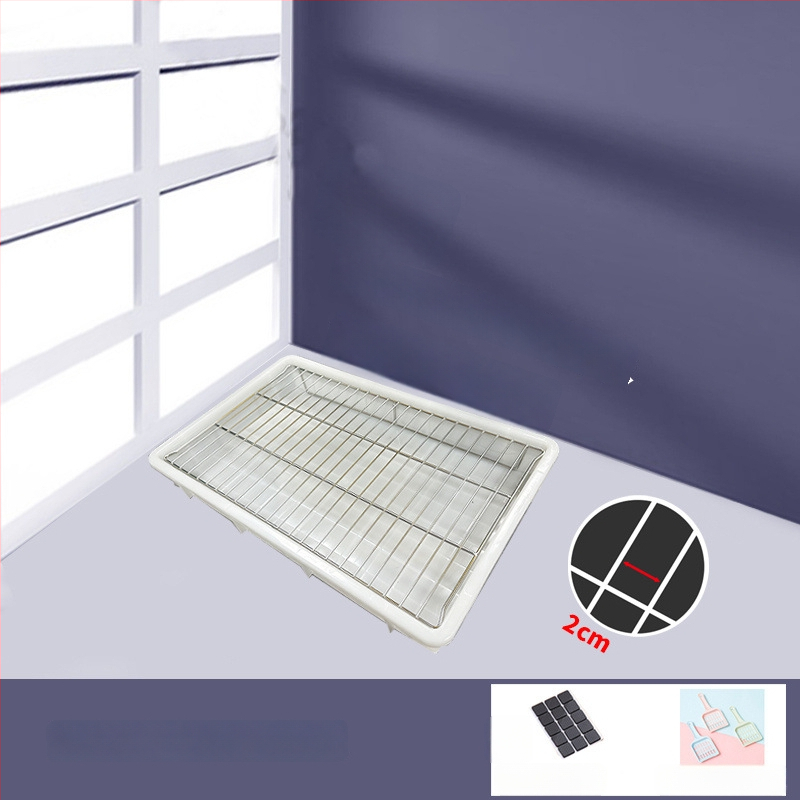 Τουαλέτα για σκύλους, γάτες και κουνέλια — ABS πλαστικό, εύκολο καθάρισμα, δεν κολλάει στα πόδια, κατάλληλη για μικρά και μεσαία σκυλιά, μάρκα Zhicheng