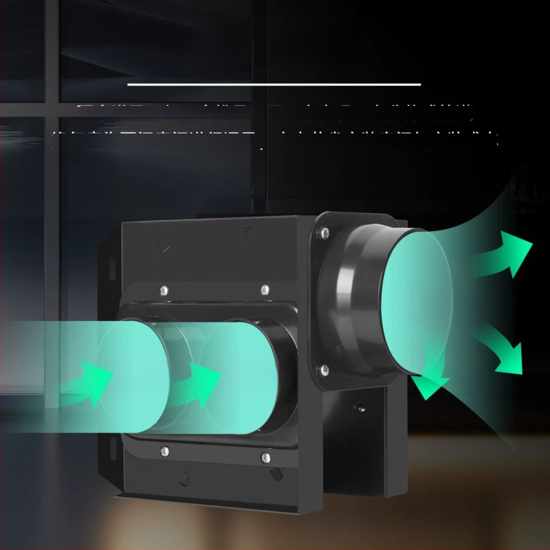 Megosztott csőventilátor, egy-kettő kivitel, fürdőszoba és konyha, HF18B, 220V, 40W, Energiahatékonyság II, Mechanikus vezérlés