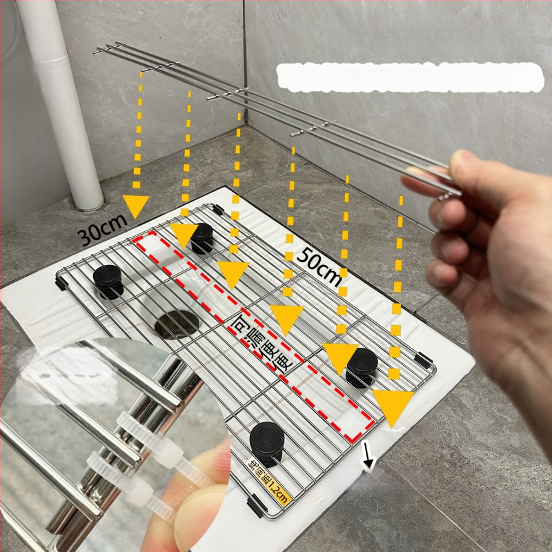 Συσκευή σταθερού σημείου αφόδευσης σκύλου με διχτυωτό από ανοξείδωτο ατσάλι, μοντέλο F97H8676TJJ8JM