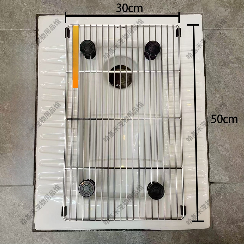 Συσκευή σταθερού σημείου αφόδευσης σκύλου με διχτυωτό από ανοξείδωτο ατσάλι, μοντέλο F97H8676TJJ8JM