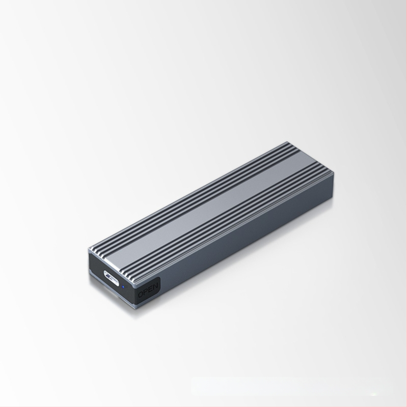 Išorinė M.2 NVMe/NGFF SSD dėžutė su dvejopu protokolu USB-C 3, HY217, korpusas iš magnezio-aliuminio lydinio, palaiko iki 4TB, perdavimo greitis 10 Gb/s