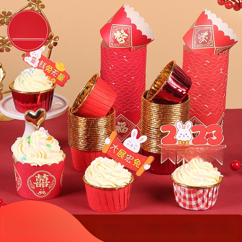 Muffini paberi vormid küpsetamiseks – laminatsiooniga, PET kate, 170 g/m², Jiang xiaopei