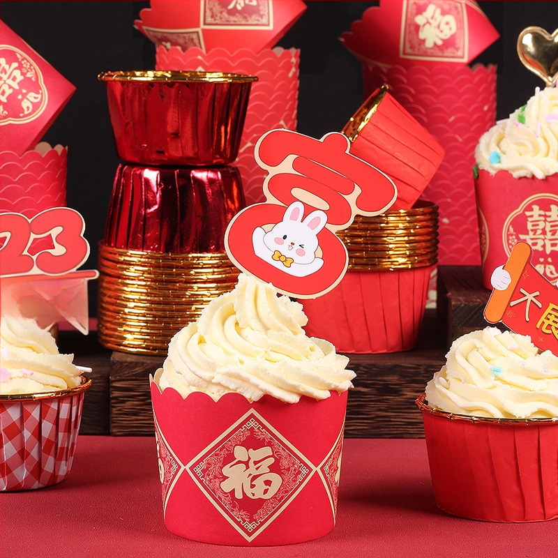 Muffini paberi vormid küpsetamiseks – laminatsiooniga, PET kate, 170 g/m², Jiang xiaopei