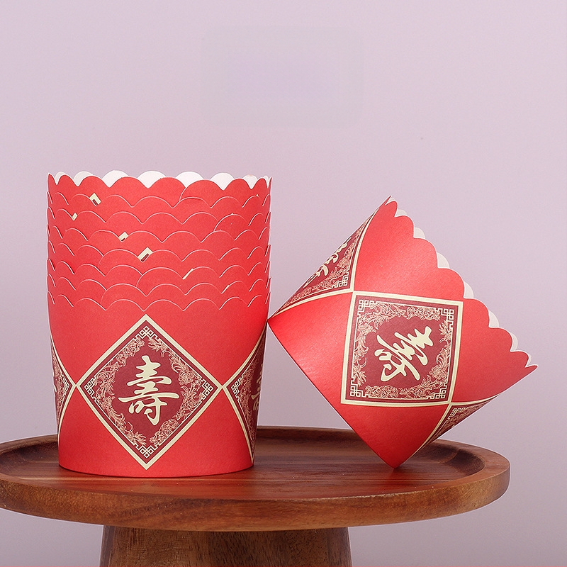 Muffini paberi vormid küpsetamiseks – laminatsiooniga, PET kate, 170 g/m², Jiang xiaopei