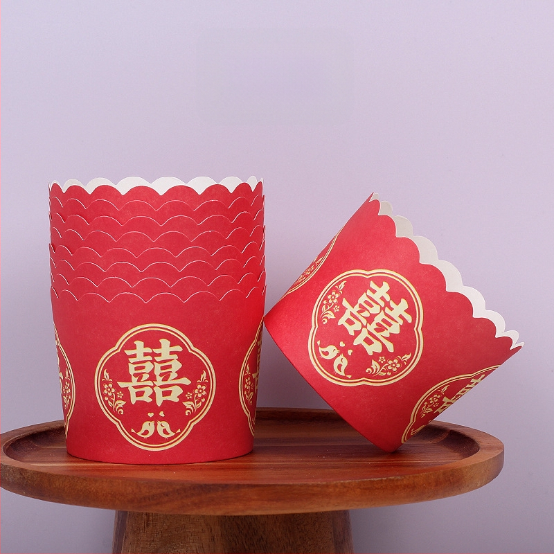 Muffini paberi vormid küpsetamiseks – laminatsiooniga, PET kate, 170 g/m², Jiang xiaopei