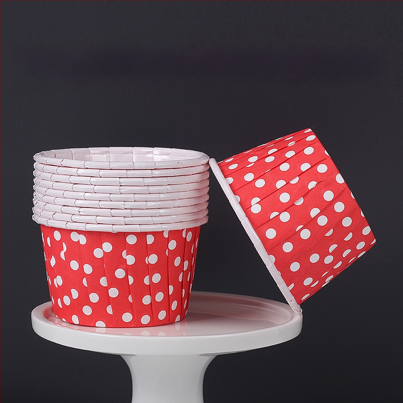 Muffini paberi vormid küpsetamiseks – laminatsiooniga, PET kate, 170 g/m², Jiang xiaopei