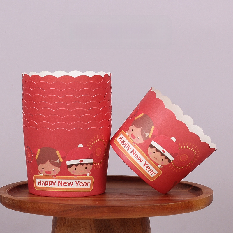 Muffini paberi vormid küpsetamiseks – laminatsiooniga, PET kate, 170 g/m², Jiang xiaopei