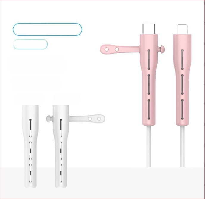 Datu kabeļa aizsardzības vāciņš CP0789 – Silikons, Kabelu vīnotājs mobilajiem tālruņiem