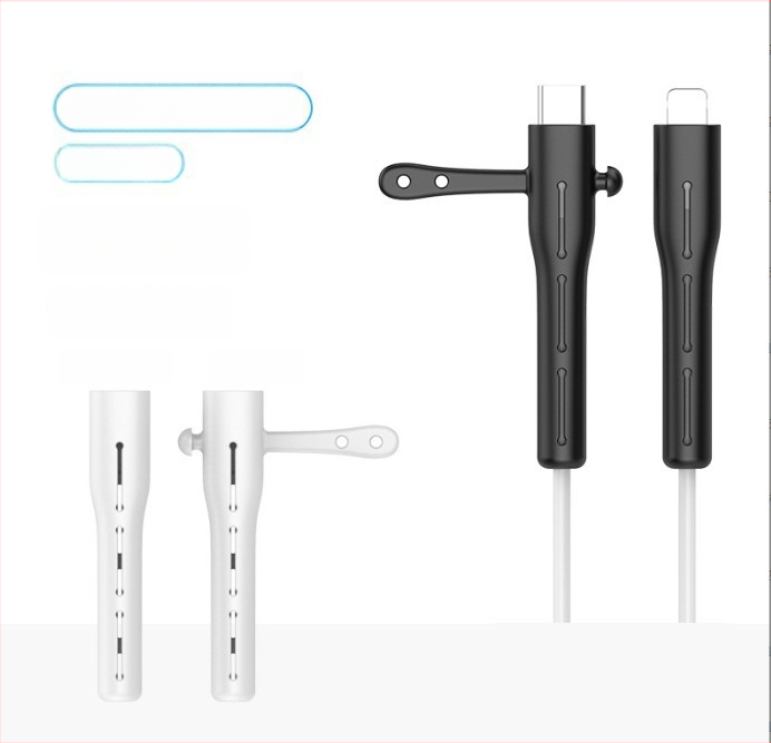 Datu kabeļa aizsardzības vāciņš CP0789 – Silikons, Kabelu vīnotājs mobilajiem tālruņiem