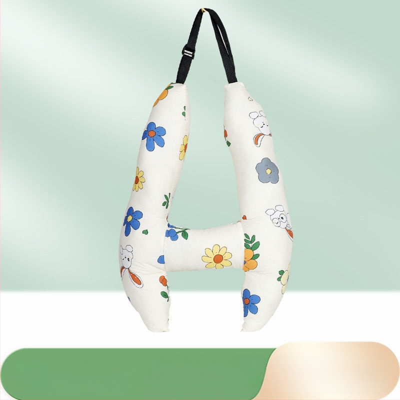 Automašīnas galvas balsts bērniem, garu ceļu spilvens, kakla atbalsts ar atmiņas putām, aizmugures sēdekļa spilvens