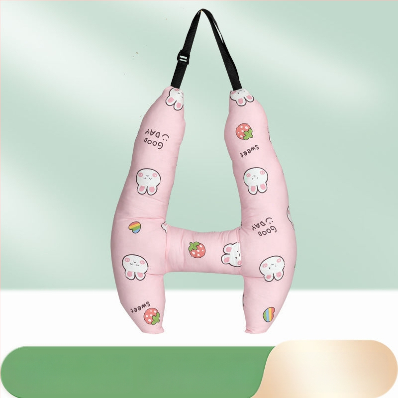 Automašīnas galvas balsts bērniem, garu ceļu spilvens, kakla atbalsts ar atmiņas putām, aizmugures sēdekļa spilvens