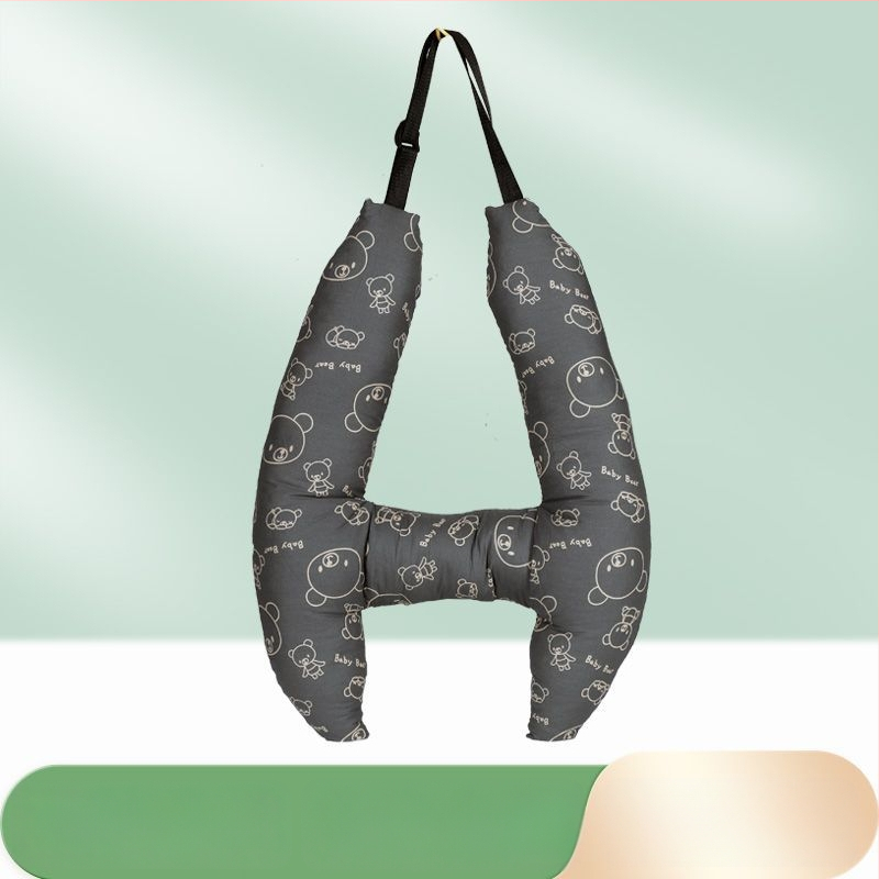 Automašīnas galvas balsts bērniem, garu ceļu spilvens, kakla atbalsts ar atmiņas putām, aizmugures sēdekļa spilvens