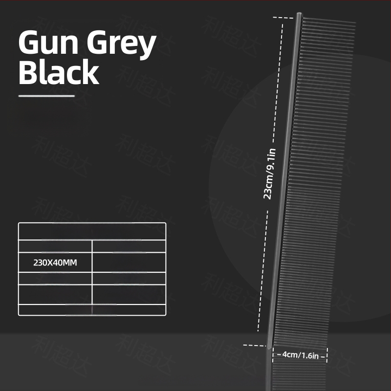 Li Chaoda Pieptene de îngrijire din cupru pentru animale de companie, pentru pisici și câini – îndepărtează părul liber