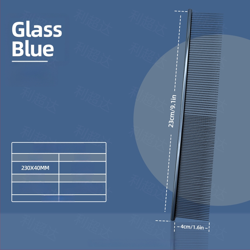 Li Chaoda Pieptene de îngrijire din cupru pentru animale de companie, pentru pisici și câini – îndepărtează părul liber