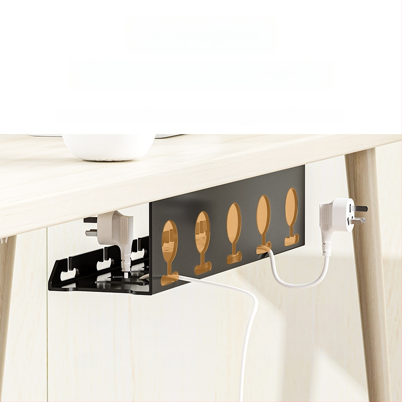 Zem galda kabelu organizētājs – Shell Stone, auksti velmēts tērauds, vienkāršs vīšanas mehānisms, piemērots kontaktligzdām un uzlādes kabeliem