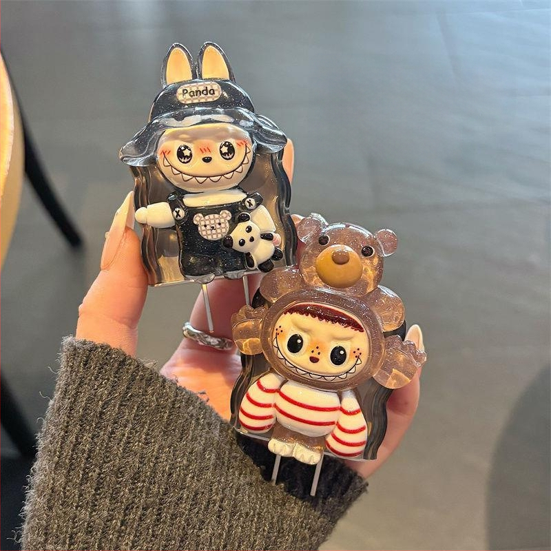 Apple uzlādes kabelis aizsargapvalks ar karikatūras kabeli vītni