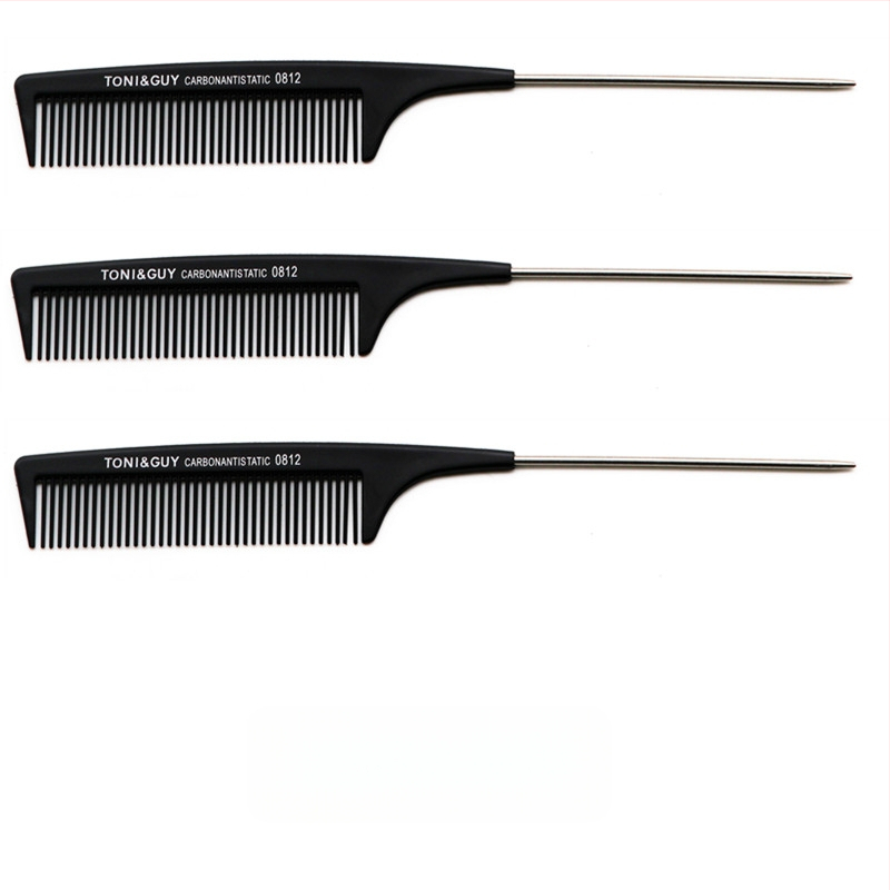 Pieptene antistatice pentru coafură profesională, dinți fini și vârf de coadă pentru makeup artiști (Brand: Other; Material: Silk flower; Piața principală: Other)