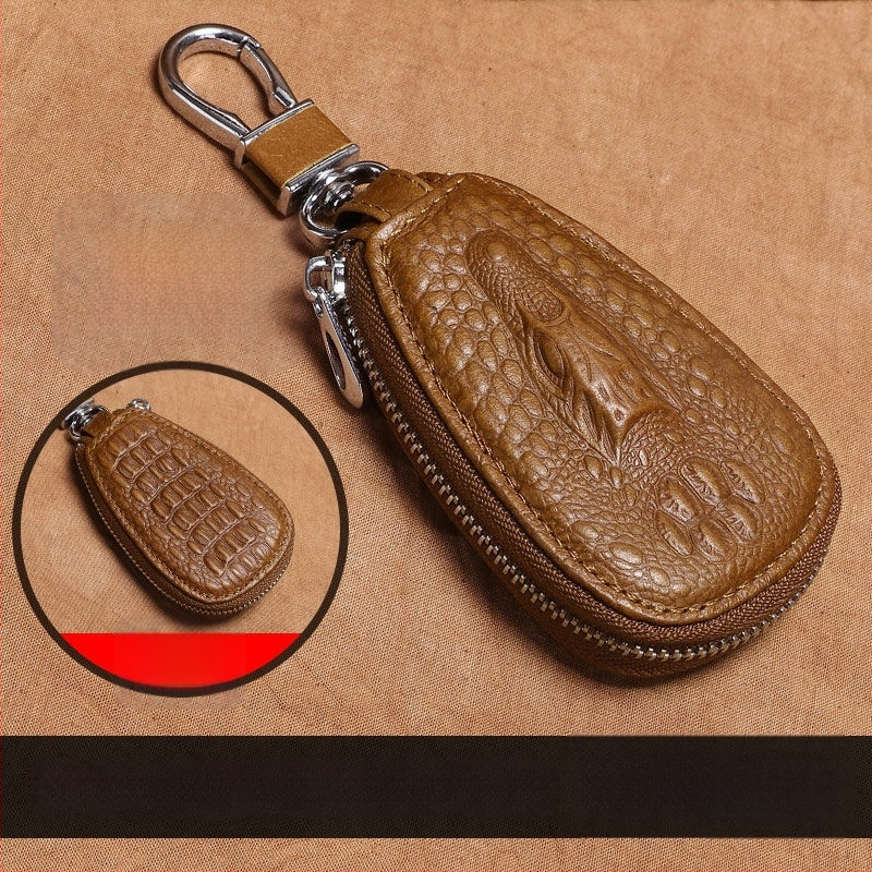 Τσάντα Κλειδιών PU με επένδυση από δέρμα βοδιού, στυλ μίνιμαλ πολυτελείας, unisex, για οικιακή αποθήκευση