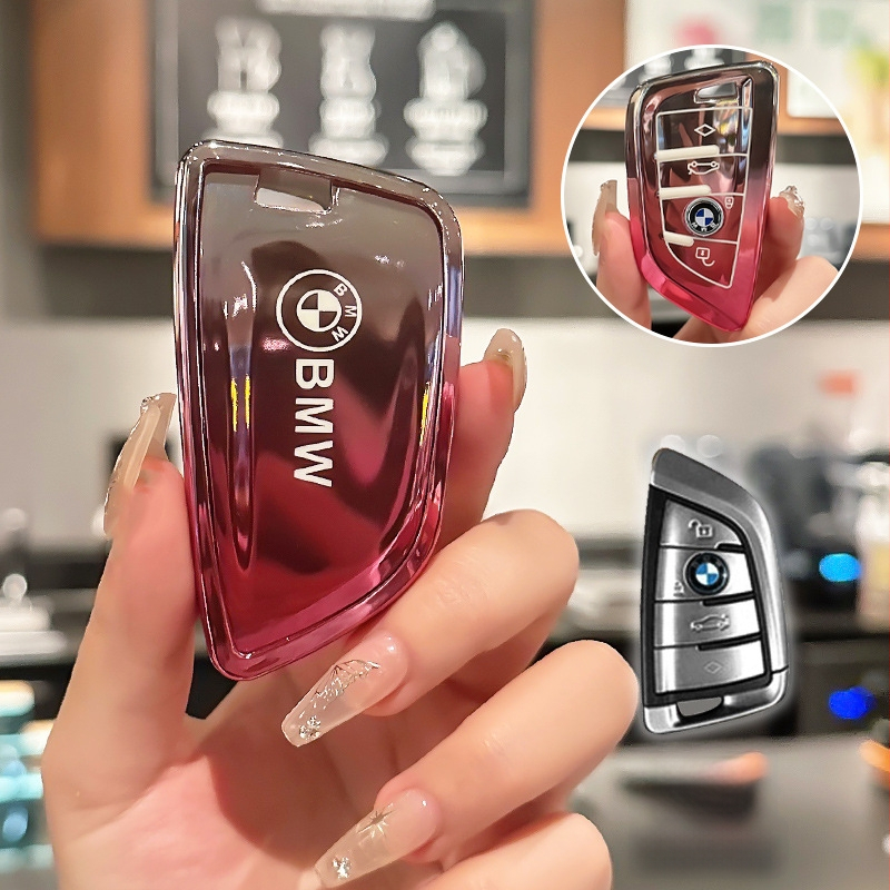 Lixin BMW TPU atslēgas korpuss, saderīgs ar 5. un 3. sēriju (530/320Li), X1/X2/X3, vienkāršs stils