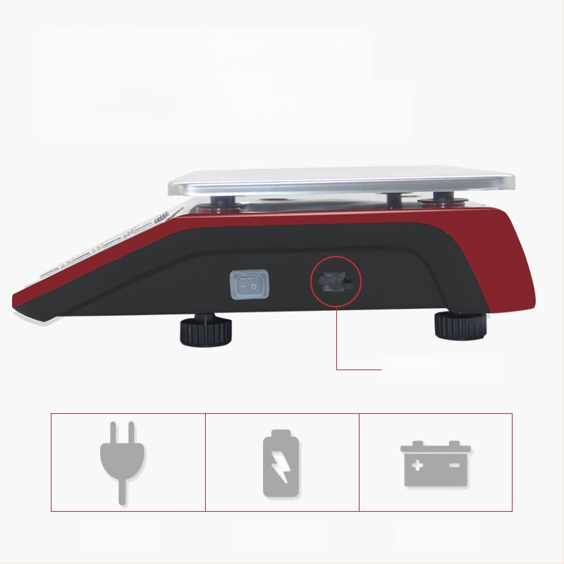Xiangshan 30 kg digitális asztali mérleg kereskedelmi használatra, elektronikus mérleg, otthoni konyhai mérleg