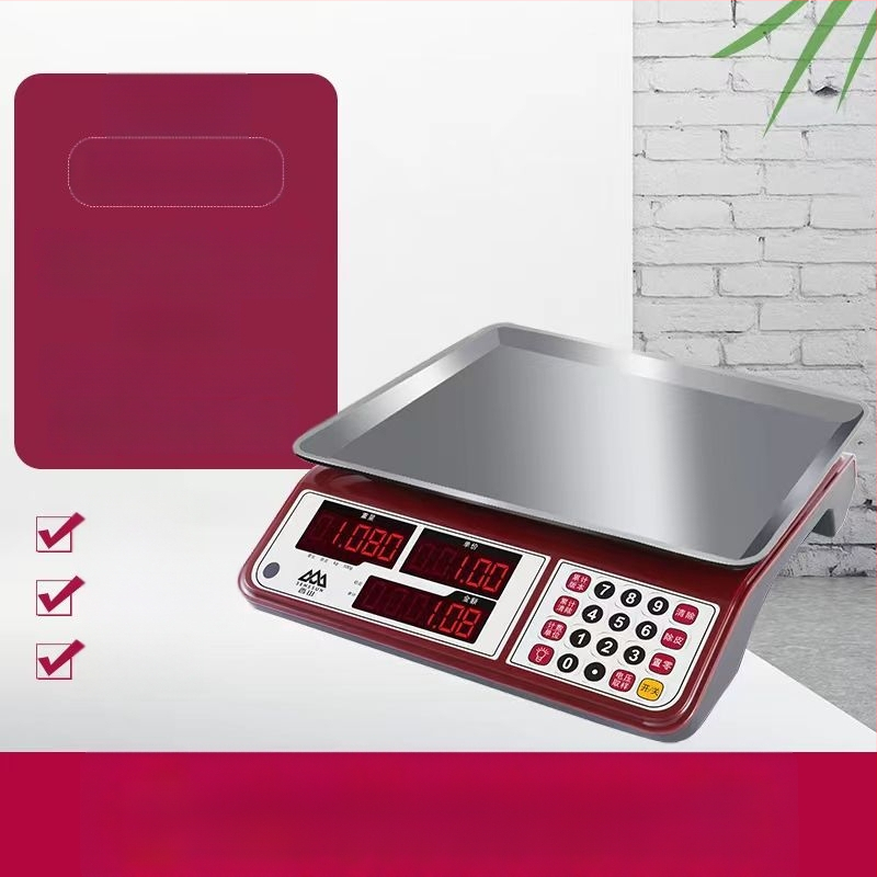 Xiangshan 30 kg digitális asztali mérleg kereskedelmi használatra, elektronikus mérleg, otthoni konyhai mérleg